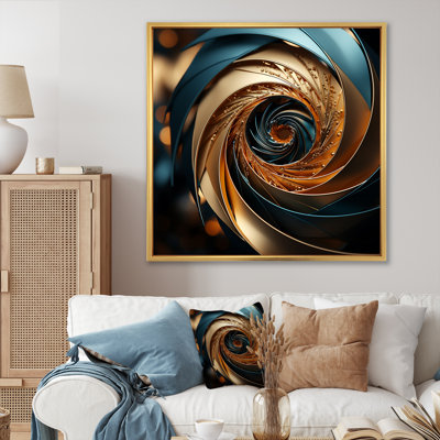 Golden Ratio Spiral I - Abstract Spirals, impression sur toile_106091