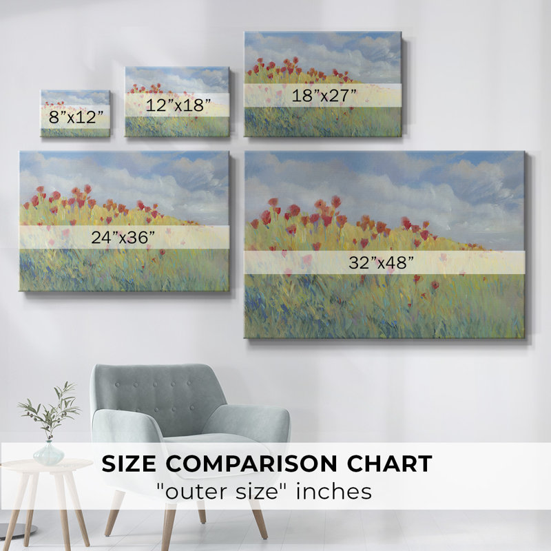 Toile tendue Summer Breeze Meadow I-Gallery, H 8 po x l 12 po