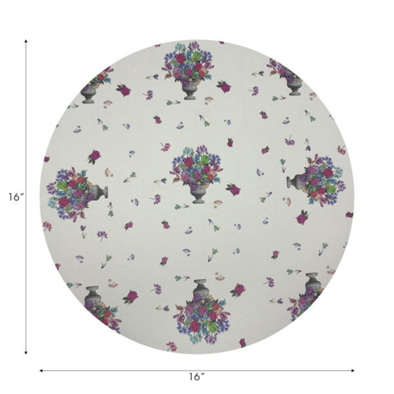 Pistils Small Bouquet Pebbles 16" Vinyl Placemat