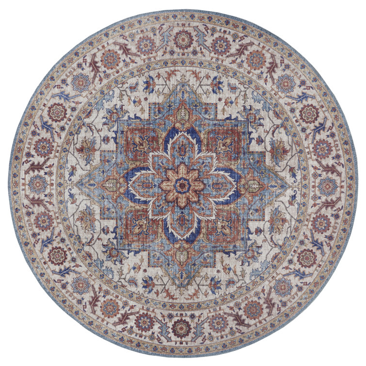 Anthea Tufted Cyan Blue Rug