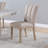 D8683 2pk Beige Dining Chair