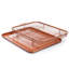 Plateau de friteuse à air antiadhésif pour le four de 16 po x 12 po avec livre de recettes Gotham Steel