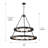 Easterwood 15 - Light Steel Dimmable Round Chandelier