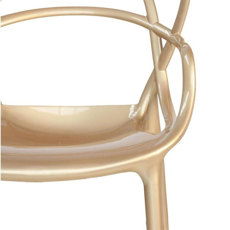 Monte 18.5'' H Stacking Armchair, 1, Gold
