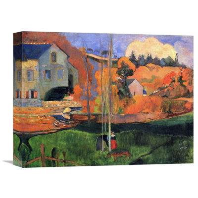 " Britany Landscape " by Paul Gauguin