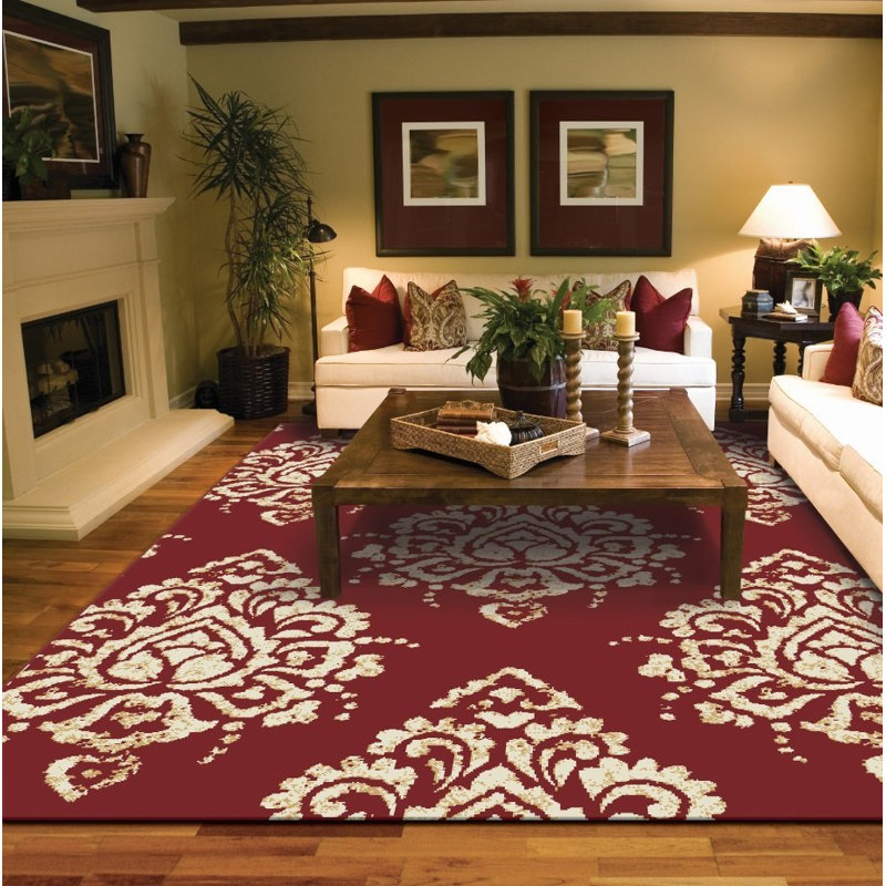 Salena Wool Oriental Indoor Rug, Rectangle 3'10" x 5'3"