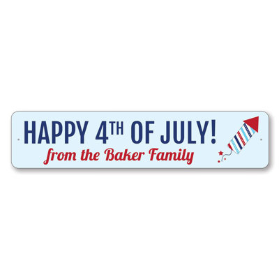 Firework Custom Aluminum Sign