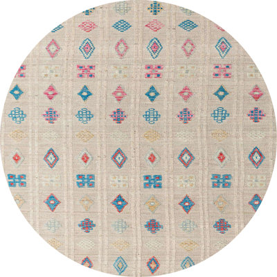 Tapis décoratif multicolore à motif abstrait