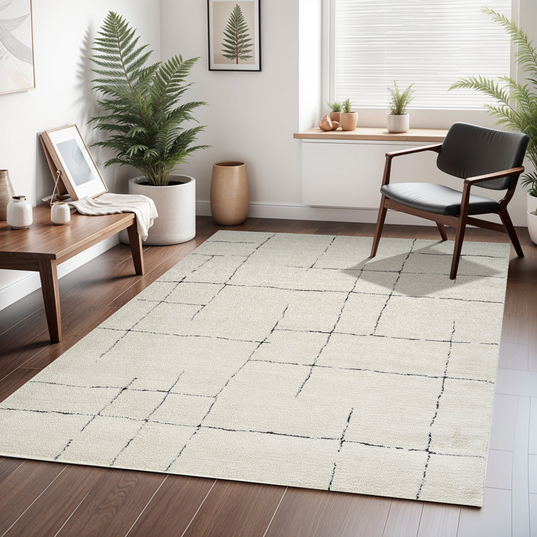 Geometric 200cm X 275cm Area Rug