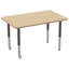 Table rectangulaire d'activité rectangulaire avec pieds réglables-49447495-99105923-99105965