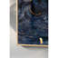 De 2 reproductions d'art encadrées bleues et dorées, 30,5 po x 40 po, thème marbré, matériaux pour une impression durable et panneaux, 30,5 x 40, grâce enchanteresse, fabriquée à partir d'un présentoir de qualité