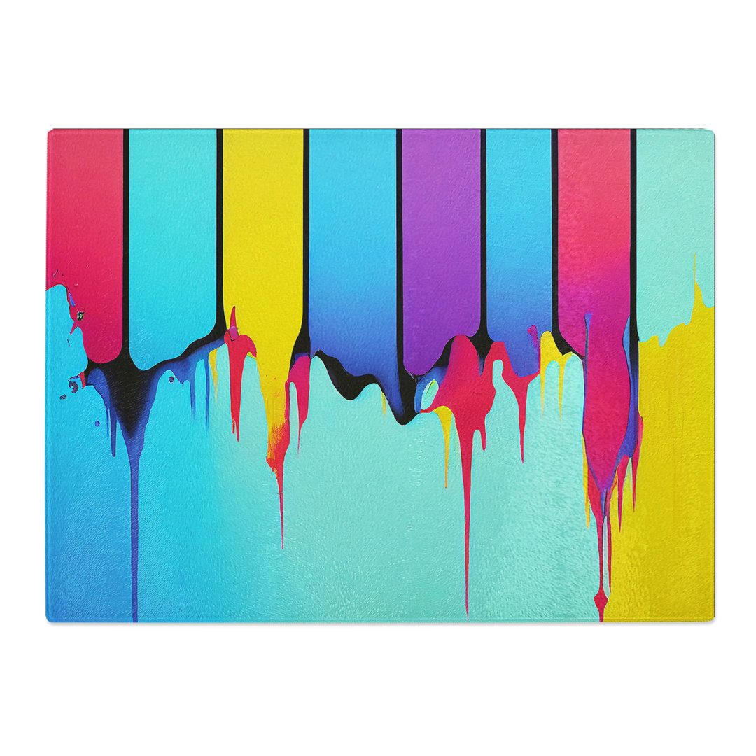 Stimulating Modern Abstract Art  Glass Chopping Board