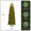 Downswept Douglas 7.5" Green Fir Artificial Christmas Tree with 350 Clear Lights and Stand-1597767481