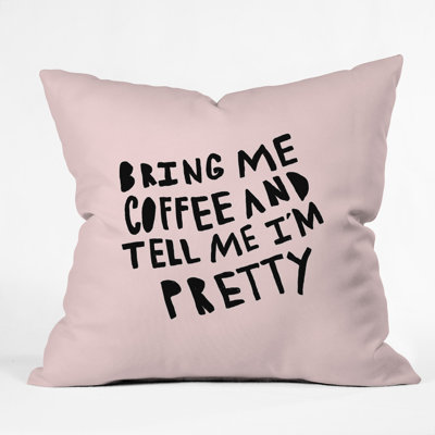 Coussin intérieur / extérieur Allyson Johnson Bring me Coffee
