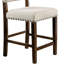 Ensemble de 2 chaises d'appoint à hauteur de comptoir Kalista