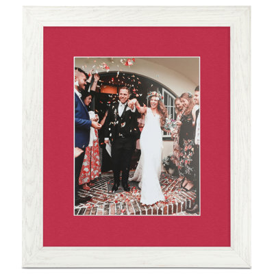 Wood Matte Picture Frame with Mat
