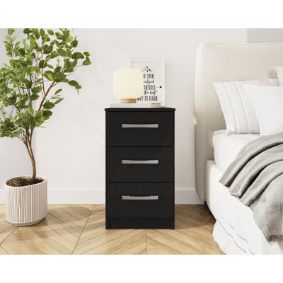 Marquitta 3 Drawer Bedside Table