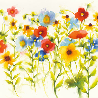 Americana Meadow I Crop by Shirley Novak - Wrapped Canvas Painting