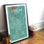 Utrecht City Map - No Frame Print-218579115