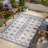Keveen Oriental Indoor / Outdoor Rug-1666971643
