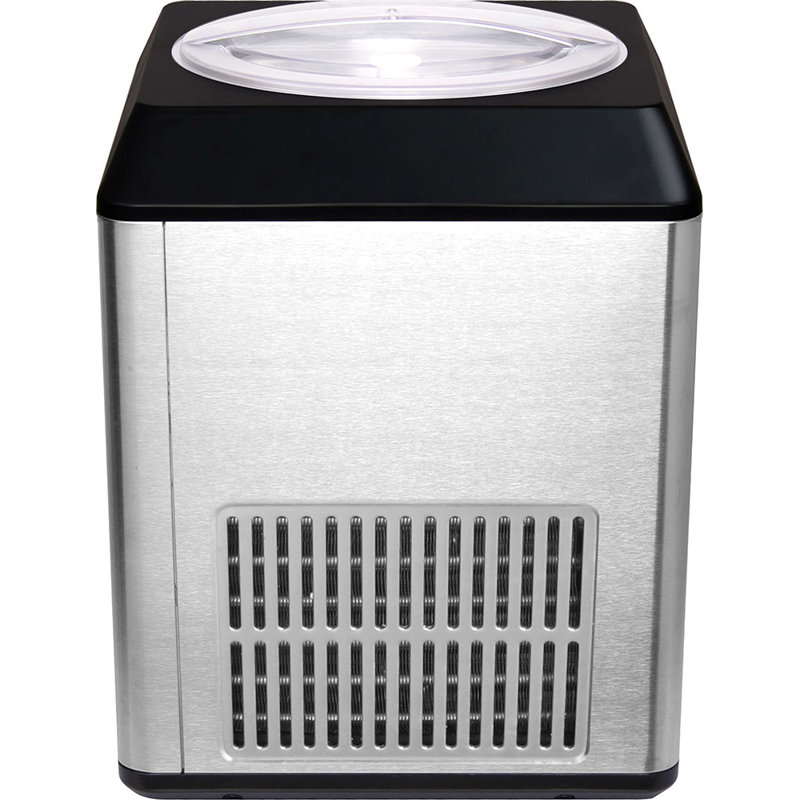 Whynter 2.1 Quart Black Stainless Steel Automatic Ice Cream Maker