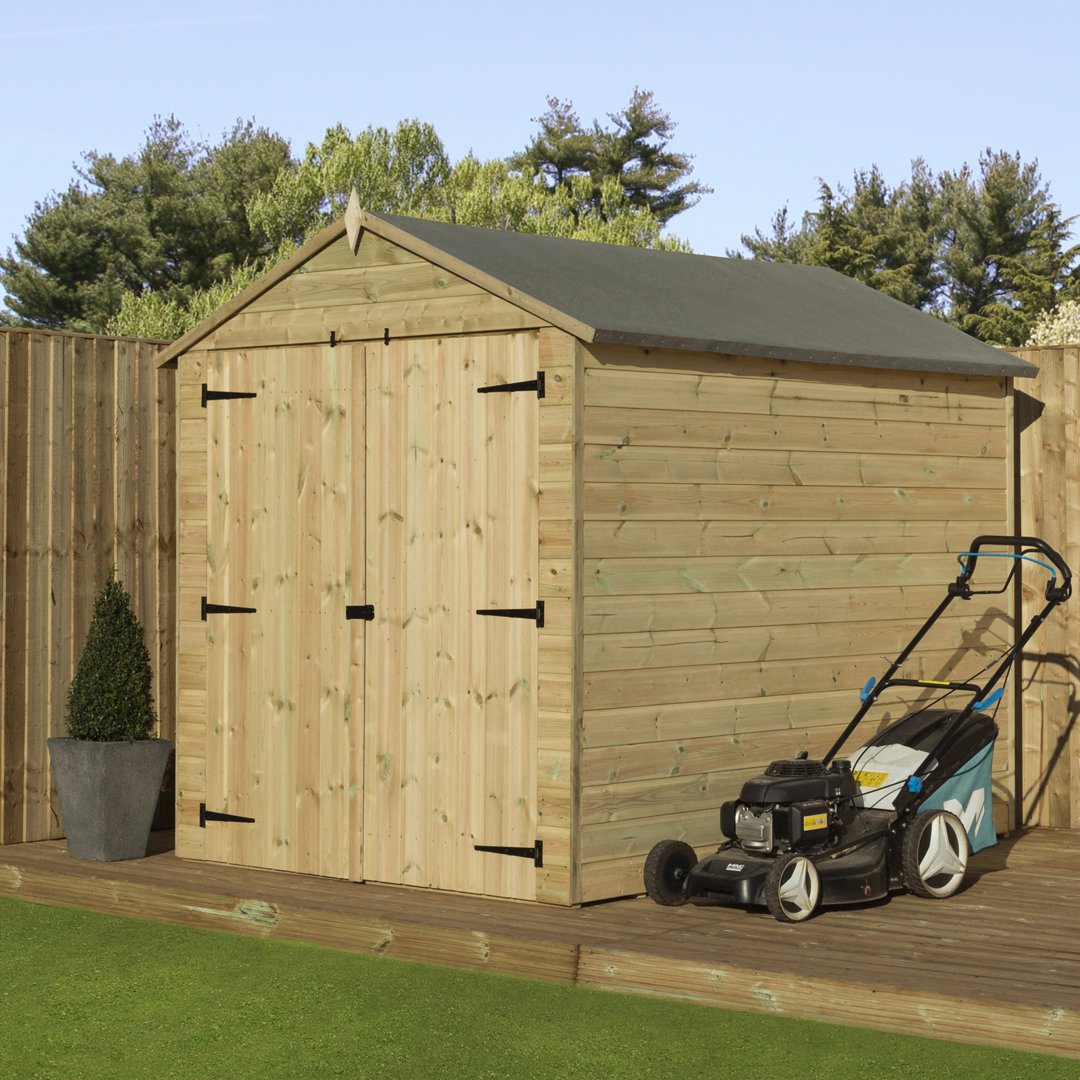 Premier Apex 6 Ft. W x 6 Ft. D Shiplap Wooden Shed