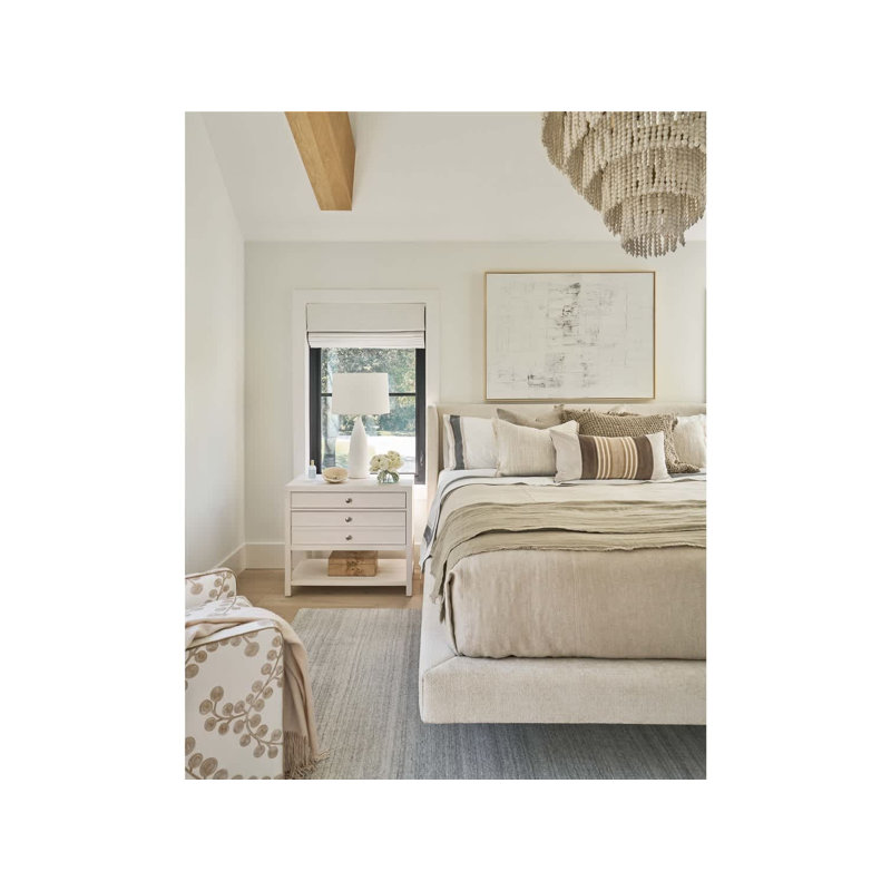 Table de chevet Rosalie, Sable blanc