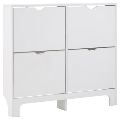 8 Pair Flip Down Shoe Storage