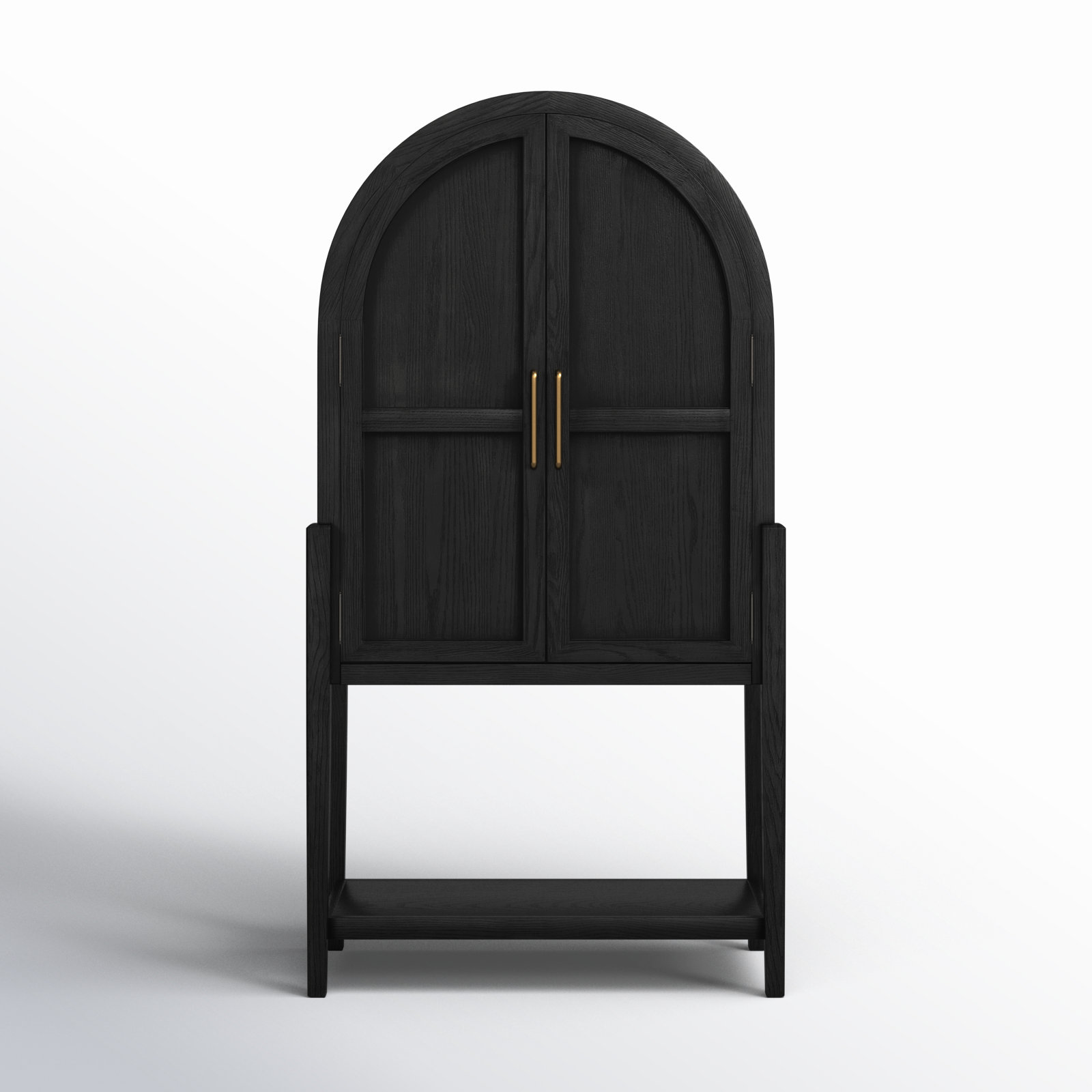 Cortland Bar Cabinet, Drifted Matte Black