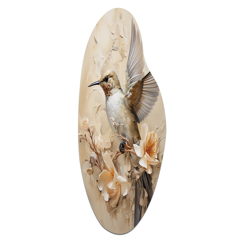 Décoration murale Denain - Colibri, H 30 po x l 11 po