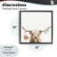 Cadre flottant Highland Cow Baby Boy, design par Ali Lynne-225843944-225843945