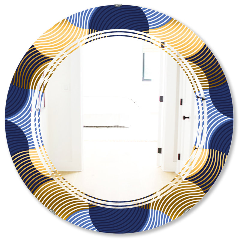 Miroir mural Triple C Luxury Waves II, H 31,5 po x l po