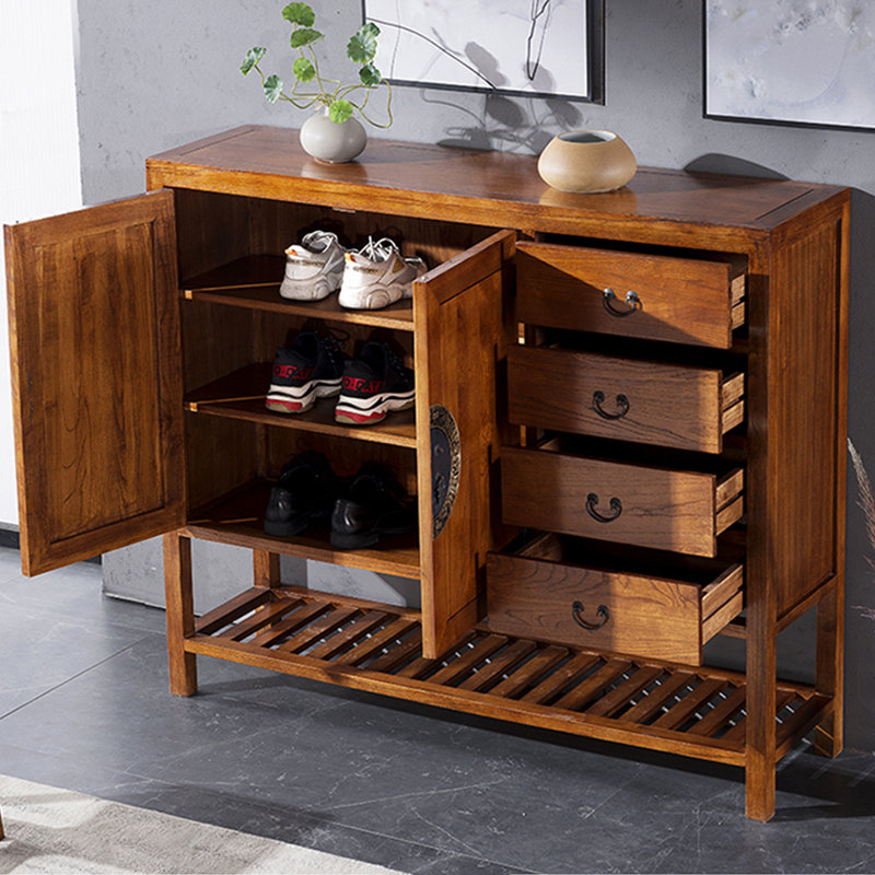 Armoire console en bois de frêne massif
