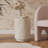 Ramble 14" Round Fiberstone Tapered Side Table for Living Room & Patio in Travertine-241176555
