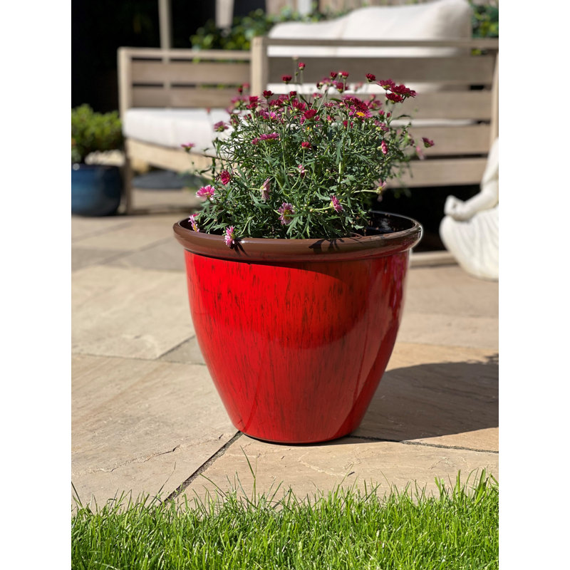 Grier Plant Pot, Red