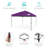 Best Choice Products Easy Setup Pop Up Canopy W/ 1-Button Setup, Wheeled Case, 4 Weight Bags-99315084-99315078