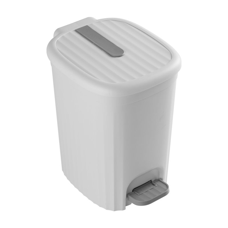 Plastic Step On Kitchen Trash Can - 16L