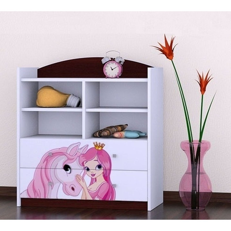 Johanna 96cm H X 86cm W Kids Cube, Wenge