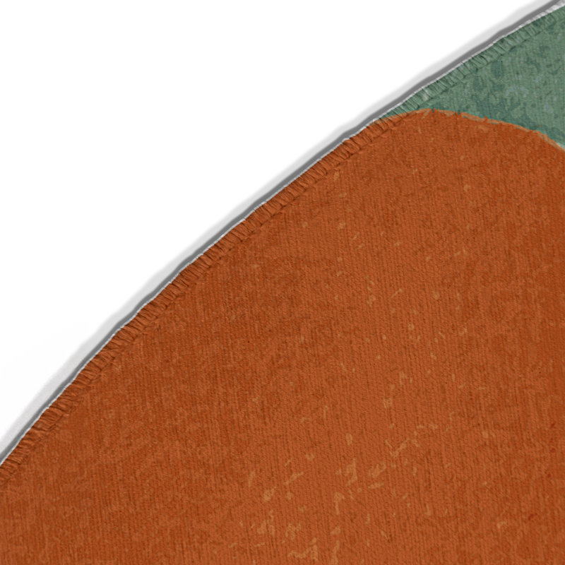 Tapis intérieur et extérieur Cerulean Shadows, Rond 5 pi
