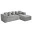 Canapé modulaire surdimensionné avec coussins Adame Boneless Compression-459245884-459245883-459245887