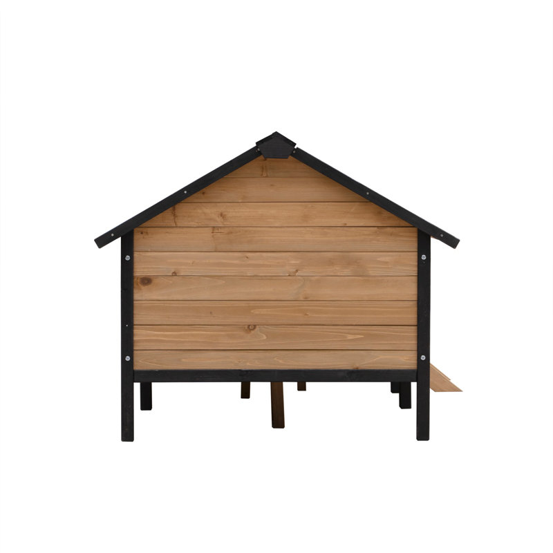 Large Wooden Outdoor Dog House with Porch