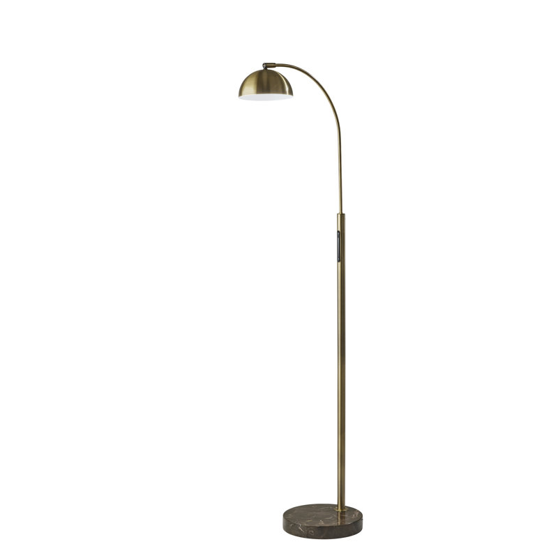 Lampe sur pied arquée 57,75 po Badlingham