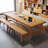 Brown Rectangular Solid Wood desk-108954537