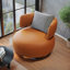Chaise berçante moderne rembourrée