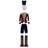  6'8" Red Velvet Standing Nutcracker Doll.