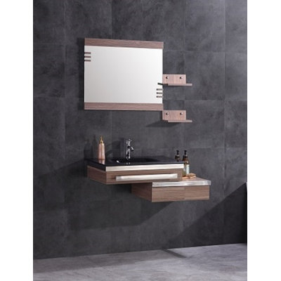 Ensemble de meuble-lavabo mural simple 41 "avec Miroir AGOT