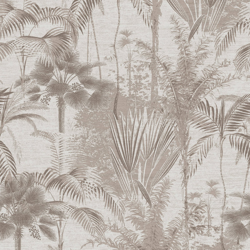 Sublime Jungle Texture Neutral 10m x 52cm Matte Wallpaper Roll