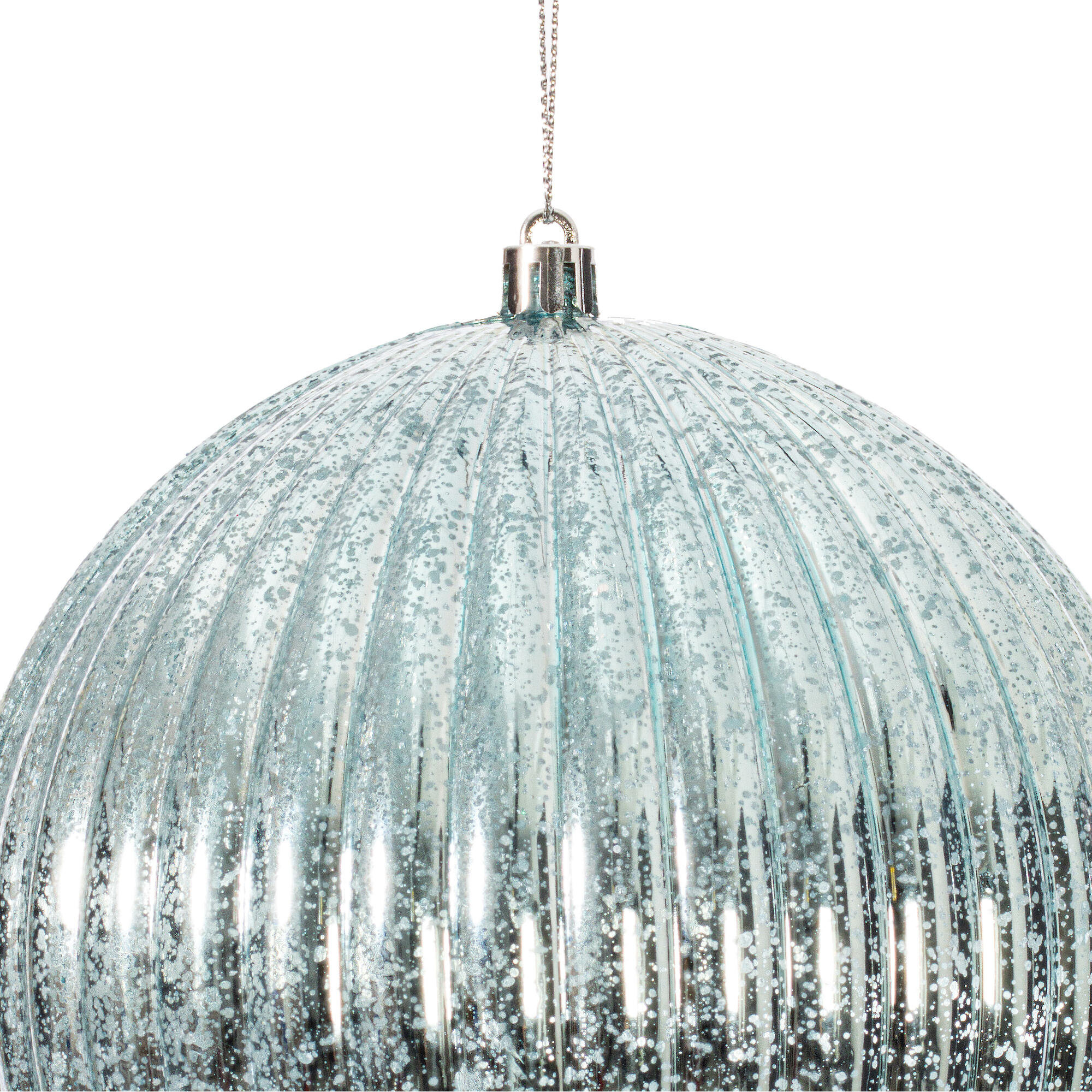 Chistmas Ball Ornament Set of 4, Baby Blue