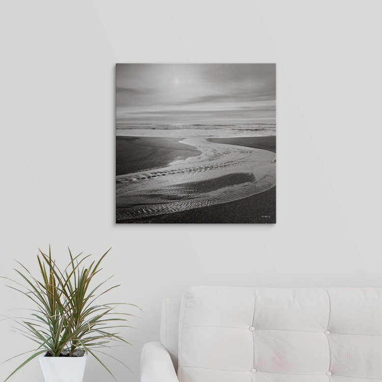 «Sunset on the Coast I» par Alan Majchrowicz, reproduction de photo, H 20 po x l 20 po x P 1,5 po, Toile