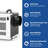145 Pint Crawl Space Dehumidifier with Drain Hose – Ideal for Basements, Attics, and Tight Spaces